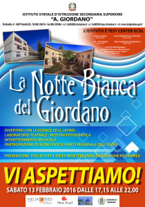 LA NOTTE BIANCA LA LOCANDINA DELL'EVENTO DI SABATO 13 FEBBRAIO A VENAFRO