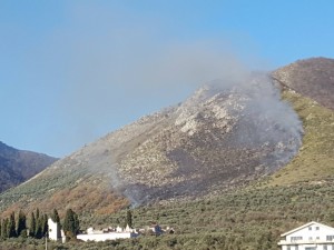 incendio montagna venafro dicembre 2016
