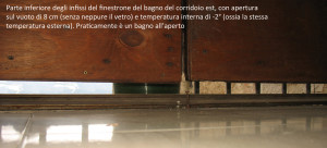 Comune di Isernia, bagno che dà sul vuoto con temperature al di sotto dello zero[11189]