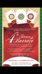 Locandina torneo di burraco Isernia