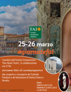 Giornate di Primavera FAI 25 e 26 marzo a Venafro