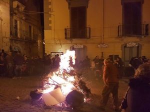 falò piazza Cristo Venafro