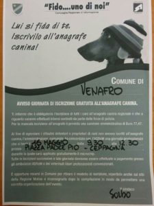 anagrafe canina venafro