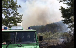 Incendio Colli A Volturno