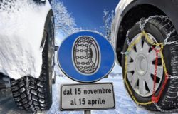 catene a bordo pneumatici invernali
