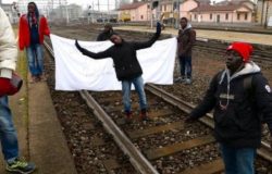 protesta migranti venafro treno