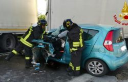 INCIDENTE - Auto contro tir, SS 87 chiusa al traffico Larino
