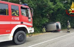 Monteverde di Vinchiaturo Si ribalta con l'auto, tanta paura per una ragazza