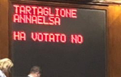 tartaglione forza italia vota no