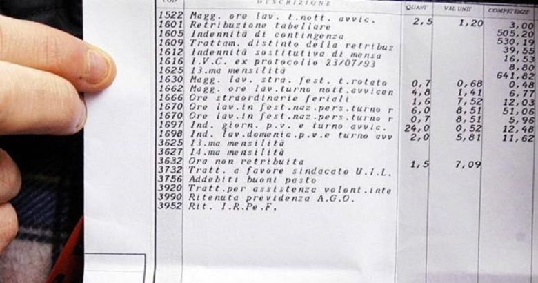 adeguamento stipendio