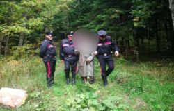 disperso nel bosco alla ricerca di funghi Carovilli