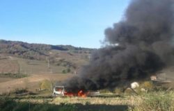 Pullman a fuoco Casacalenda