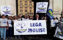 Manifestazione della Lega in Piazza del Popolo, grande partecipazione del Molise