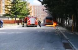 autobus in fiamme campobasso
