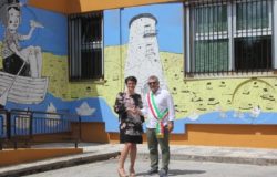  BARANELLO - Inaugurato il primo murale dipinto sulla facciata di un ufficio postale in Molise