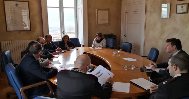 VENAFRO - Riunione ordine pubblico, i reati sono in calo ma i furti aumentano saranno intensificate, ulteriormente, le attività di controllo
