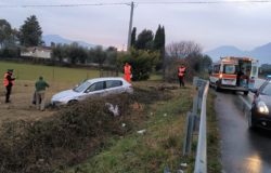 Auto fuori strada sulla SS 85 Venafrana, coniugi in ospedale