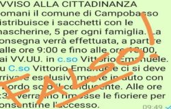 CAMPOBASSO, Falsi messaggi, whatsapp