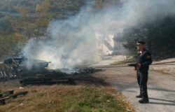 ISERNIA, Incendio, Colle cioffi, denunciato