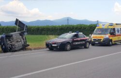Auto sbanda e finisce nella cunetta lungo la SS 85 Venafrana paura per una donna