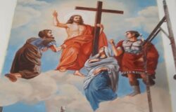 Santi Martiri Nicandro, Marciano e Daria raffigurati in Guinea,