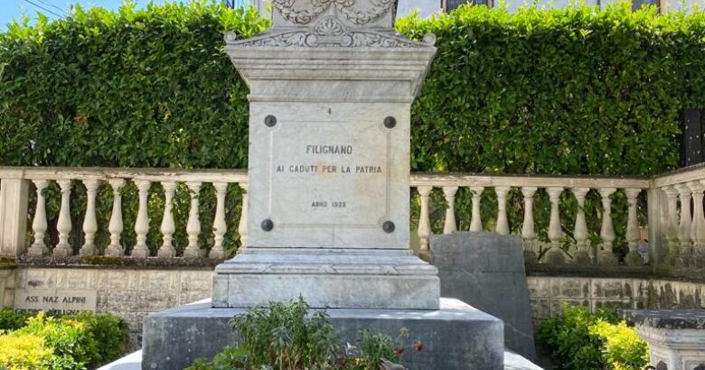 FILIGNANO, pro loco, monumento dei caduti, Cocozza