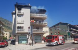 VENAFRO, Incendio, centro, appartamento, fiamme