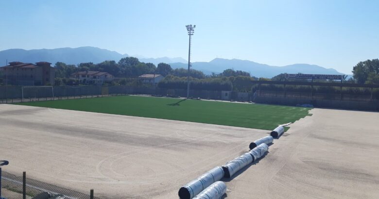 VENAFRO, lavori, campo sportivo, Del Prete