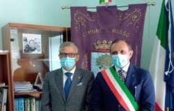 QUESTORE CAMPOBASSO CON SINDACO DI BUSSO
