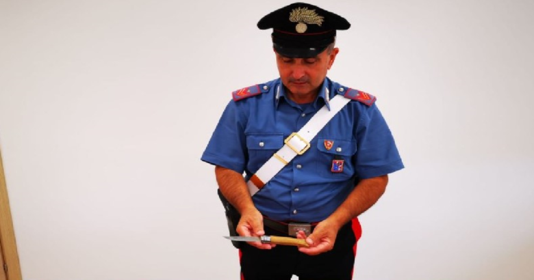 carabinieri di termoli-coltello