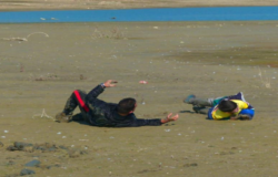 salvataggio dalle sabbie mobili, lago di guardialfiera, carabinieri