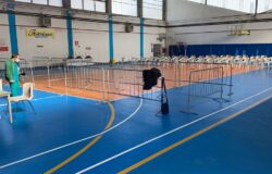 Screening, drive through, medici, Croce Rossa