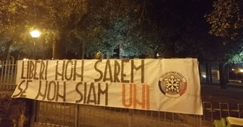 CasaPound, anniversario, unità nazionale, striscioni, Campobasso, Isernia