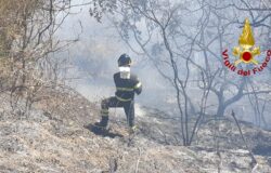 INCENDIO, bosco, osservatorio astronomico, monte Mauro, fiamme, elicottero