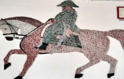 VENAFRO, Statua equestre, Re Vittorio Emanuele II, mosaico, Nicandro Senerchia