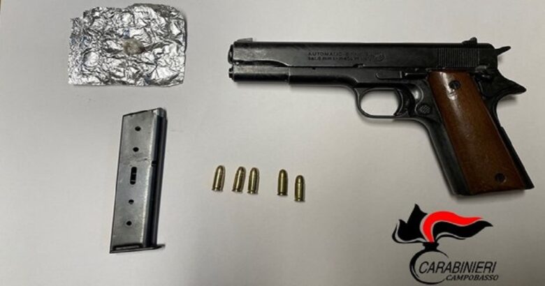 droga, pistola, scooter, arrestato