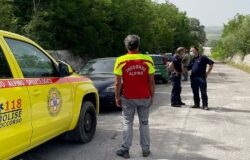 Tragedia, boschi, morto, operaio