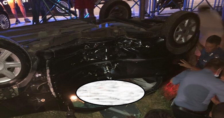 VENAFRO, Rava, scontro auto, notte, auto ribaltata, feriti