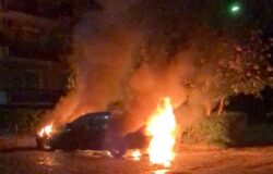 VENAFRO, auto, fiamme, Parco Di Bona