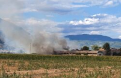 VENAFRO, ex Conservificio, fiamme, Vigili del Fuoco