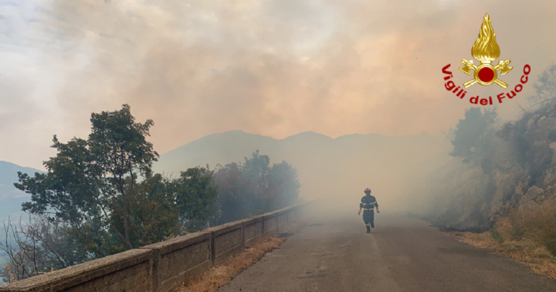 incendio Venafro, Vigili del fuoco