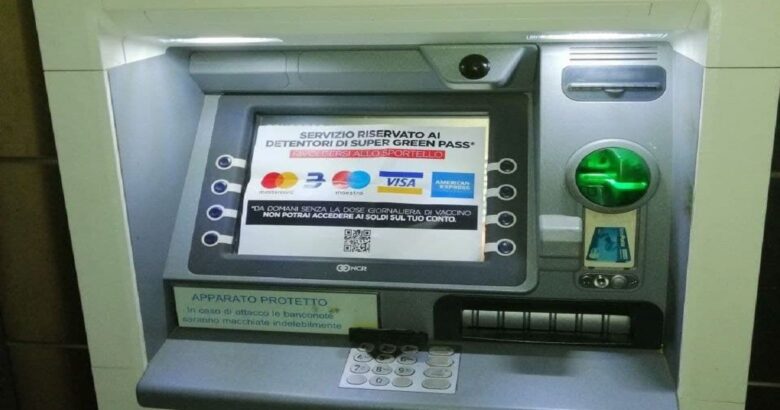 CASAPOUND, Green pass, Banche, Poste