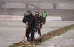serie C, Campobasso, sospesa, neve