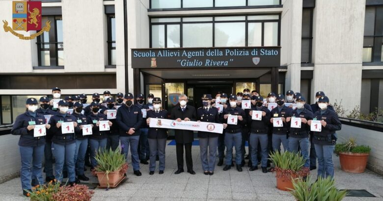 Maratona del donatore, allievi, agenti, Polizia, donatori, sangue