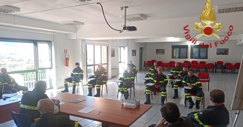 VENAFRO, Distaccamento, Vigili del Fuoco, Corso di formazione