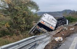 Scontro tra tir e un furgone, Trignina, feriti,