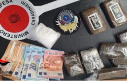 cocaina, hashish, Carabinieri, arresti
