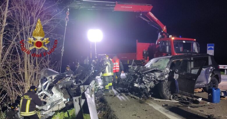 Tragico incidente, SS645, Fondovalle Tappino, morto, feriti,