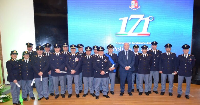 Anniversario, Polizia di Stato, cerimonie, Campobasso, nomi, premiati