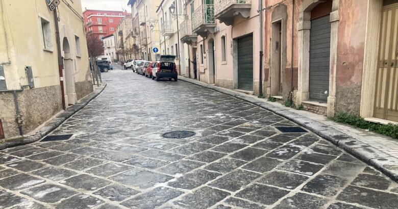 Campobasso, rete fognaria, via Marconi